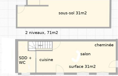 Chalons-en-Champagne Appartement | 71m2 Cellar in Champagne - Romantic Special Occasion