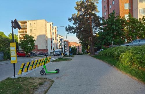 Lantinen District Appartement | 72m2 apartment with cozy balcony and relaxing sauna