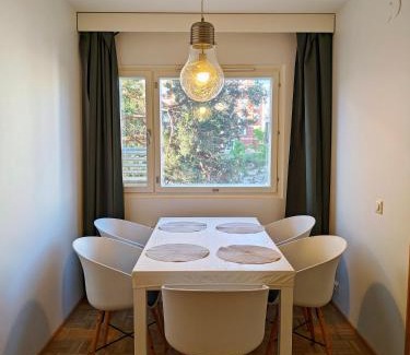 Lantinen District Appartement | 72m2 apartment with cozy balcony and relaxing sauna