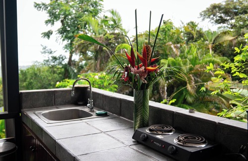 Uvita Villa | UNIQUE-Multiple Ocean View Jungle Balinese Domaine with Gardens & Chickens