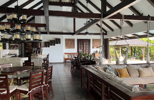 Uvita Villa | UNIQUE-Multiple Ocean View Jungle Balinese Domaine with Gardens & Chickens