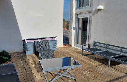 Les Moutiers-en-Retz Maison | A 200m de la Plage, Jolie Maison D'architecte Avec 4 Chambres sur Jardin Arboré