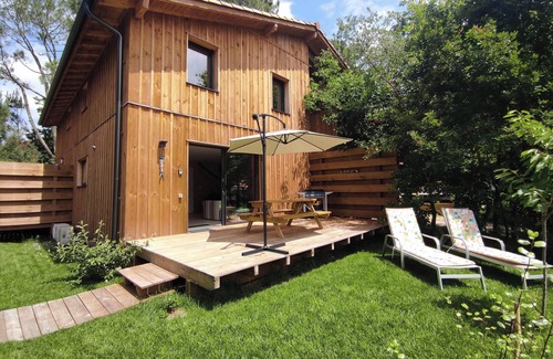 Messanges Maison | Joli chalet en pin des Landes à 5 mn des plages
