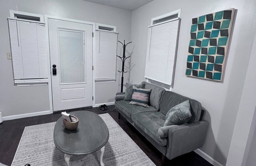 Westmont Maison | A big "Tiny" home, with large enclosed yard, next to train in downtown Westmont.