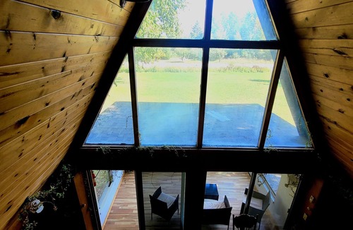 Beaver Island Maison | A Frame cabin with a short stroll to a gorgeous sandy beach!