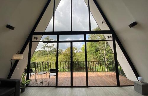 Katira Chalet De Ski | A-Frame, Rio Celeste in premises and close to park