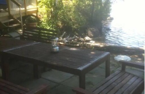 Frontenac Maison | A hot tub, view and lake to die for: relax on our deck and watch the loons