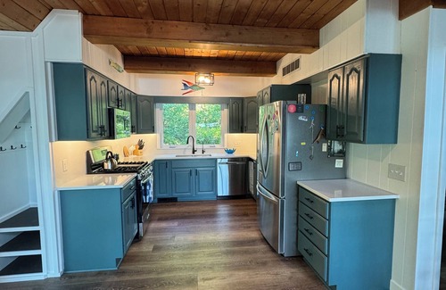 Cold Spring Cabine | A Hygge Hüs, a charming A-Frame nestled on the shores of Lake Bolfing