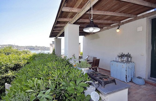 Portovenere Appartement | Appartement sur la plage, 2-6 personnes, vue mer, jardin, wifi