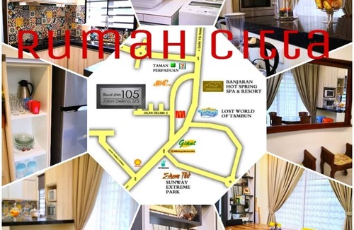 Tersusun Batu 5 Maison | Une famille d'accueil luxueuse située à seulement 800 mètres de Lost World of Tambun, Ipoh