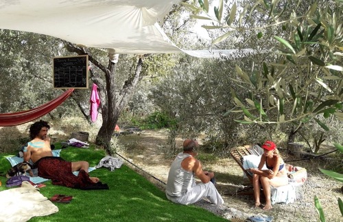 Lanjaron Cabine | A majestic Almond Yurt located in the Sierra Nevada mountains.