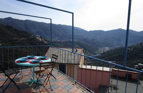 Lavaggiorosso Maison | Un nid près des Cinque Terre, magnifique terrasse avec vue imprenable