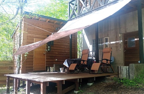 Yamanakako Maison | A unique log house surrounded by rich nature with / Minamitsurugun Yamanashi