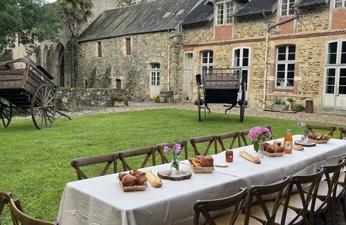 Neufmesnil Maison | Abbaye exceptionnelle en plein coeur de nature, à 15 minutes des plages fdfdfdf