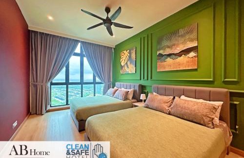 Masai Appartement | ABHOME "ART MUSEUM SUITE" #GreenHaven #360"City & Sea View #Masai #JB