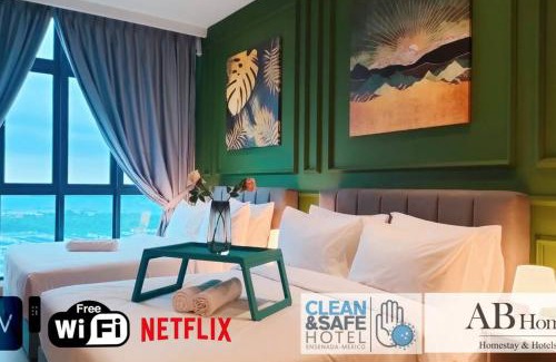 Masai Appartement | ABHOME "ART MUSEUM SUITE" #GreenHaven #360"City & Sea View #Masai #JB