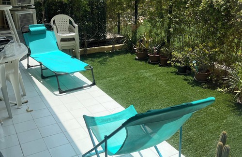 Frejus Port Appartement | Acapoulco deux pièces front mer promenade Rez de jardin