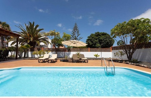 Santa Cruz de la Palma Villa | Hébergement avec de belles vues sur la mer et le désert Piscine BBQ WIFI