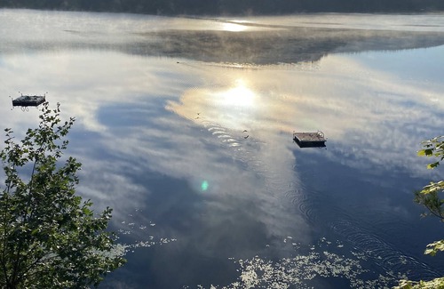 Lake Luzerne-Hadley Cottage | Adirondacks Lakefront Relaxation: Waterfront A-frame Cottage on Lake Luzerne!