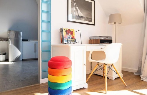Warnemuende Appartement | Admiralskoje, luxueux appartement en duplex au centre et à proximité de la plage à Warnemünde