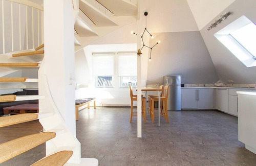 Warnemuende Appartement | Admiralskoje, luxueux appartement en duplex au centre et à proximité de la plage à Warnemünde