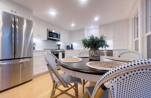 Marblehead Cottage | Adorable Boat House with Covered Deck, Courtyard and Office. Pet-friendly