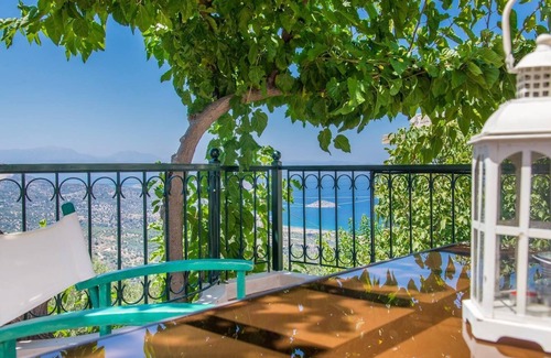 Mirsini Maison | Agrilos vue sur la mer maison