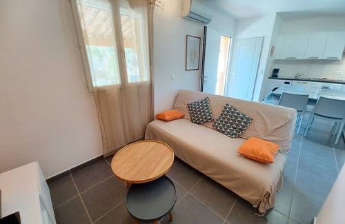 Galeria Appartement | Appart climatisé, piscine chauffée, wifi, 2 chambres, 7 min plage, 1 min rivière