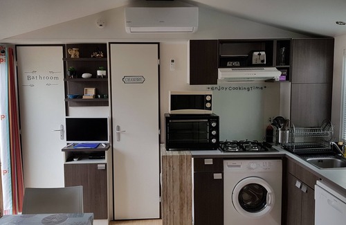 Vic-la-Gardiole Maison | Mobil-home 3 CH clim TV camping 4 *
