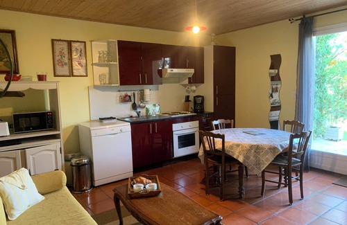 Blauzac Maison | Gîte climatisé: piscine réservée à votre usage, superbe vue sur les Cévennes