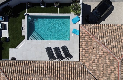 Aigremont Villa | Villa climatisée avec piscine vue Cévennes