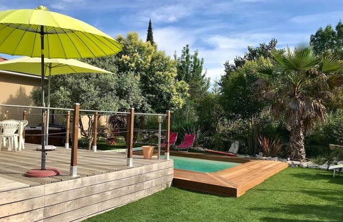 Saussines Villa | Air-conditioned Villa,Terrace,pool,Spa,landscaped garden,Private parking, quiet