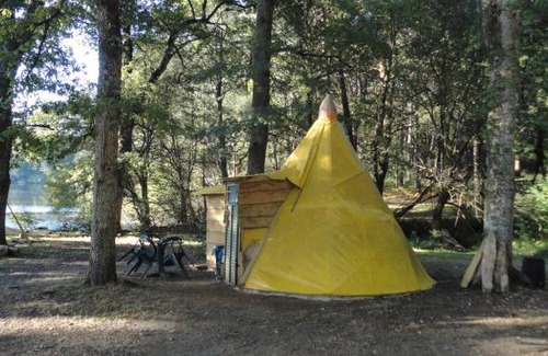Saint-Privat Autre | air naturel de camping moulin de malesse Tipi
