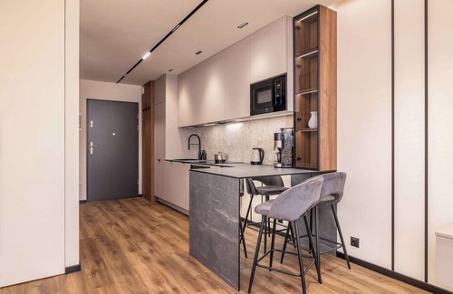 Tychy Appartement | Al. Bielska 129 Tychy | Air Conditioned Studio with Parking and Mountain View