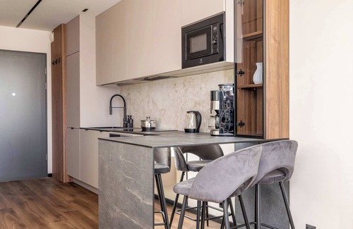 Tychy Appartement | Al. Bielska 129 Tychy | Air Conditioned Studio with Parking and Mountain View