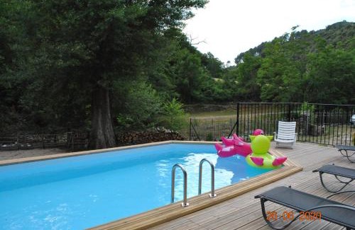 Sainte-Croix-Vallee-Francaise Maison | Alberguiere - Piscine chauffée - plancha - barbecue