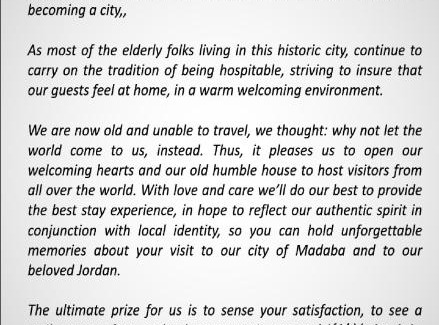 Madaba Appartement | Alice & Andrew Apt. Few Steps to Madaba Old City Center