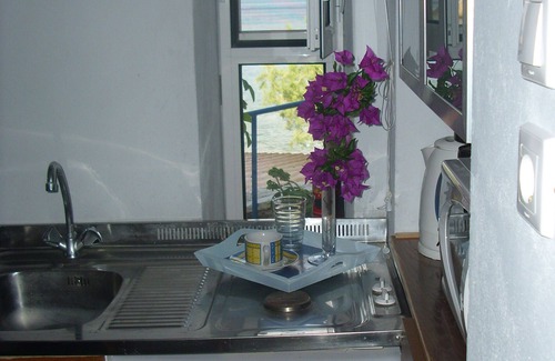 Therma Appartement | Appartement Alkistis Cozy By The Beach sur l'île d'Ikaria, rez-de-chaussée de Therma