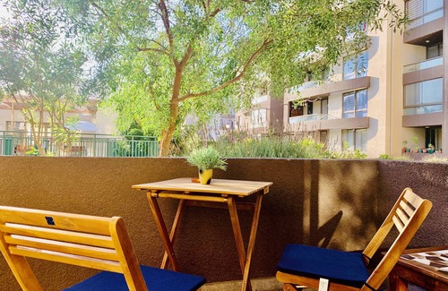 Arica Appartement | Vue sur la piscine de l'appartement Alma Surire Plus