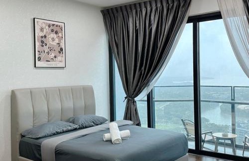 Nusajaya Appartement | Almas suites Puteri Harbour Netflix Free snack