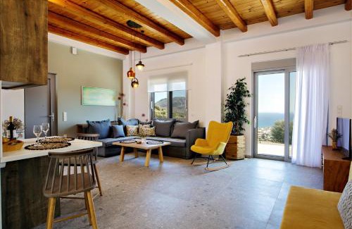 Agios Vasileios Maison | Almond Cottage with a sea view above Plakias