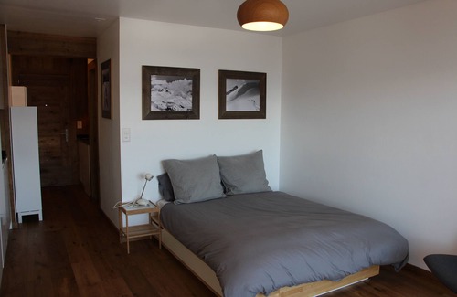 Randogne Appartement | Studio panorama alpin