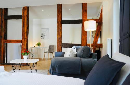 Fallersleben Appartement | Altstadt Apartment I - Terrasse- Parkplatz- Waschmaschine