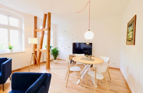 Erfurt Old Town Appartement | Altstadtjuwel am Hospitalplatz - 3 Zimmer mit Balkon