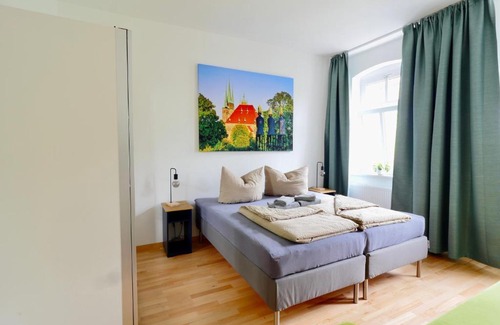 Erfurt Old Town Appartement | Altstadtjuwel am Hospitalplatz - 3 Zimmer mit Balkon