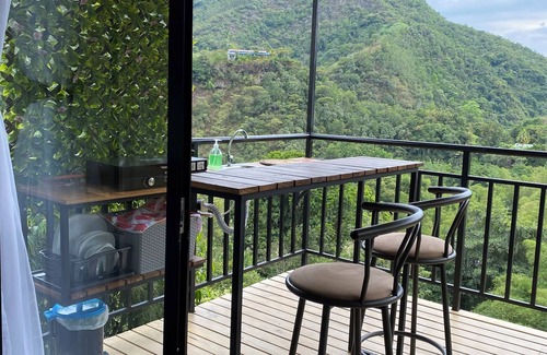 La Vega Cabine | Amari:cabaña Garzas, di Vega Cundinamarca. Balcón,terraza,jacuzzi