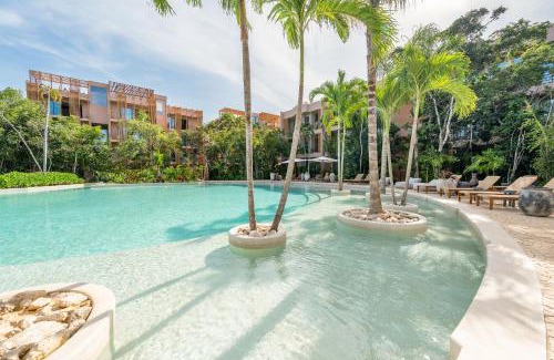 Zama Appartement | Amazing 1BR Tulum Jungle with Restaurant, Pool and Gym