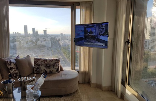 Shafir Appartement | Incroyable appartement avec vue sur la ville et l'océan !! Tel Aviv
