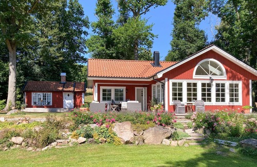 Hoor Maison | Belle maison à Höör avec vue sur le lac