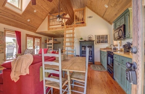 Jackson Cabine | PRIVATE BEACH! Amazing rustic cabin with 450' of water frontage on Jackson Lake